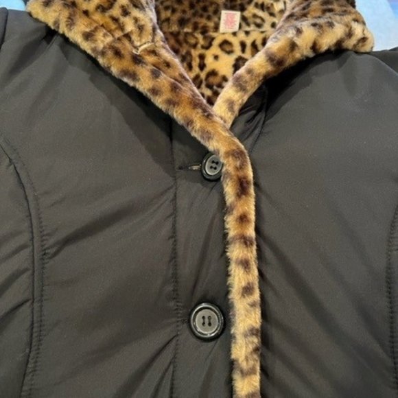 Justice Faux Fur Lined Jacket - Picture 2 of 4